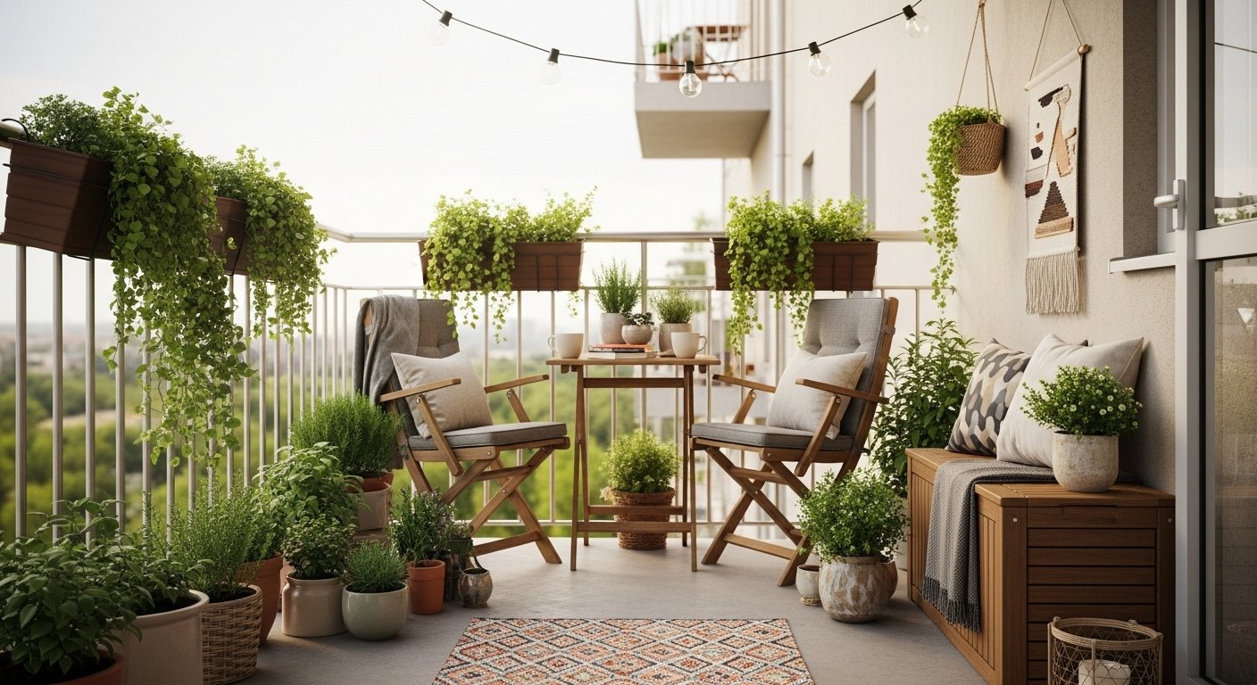 Shared terrace and Balcony